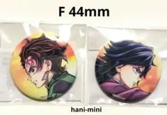 鬼滅の刃 F賞 webshop くじ 繋ぐ 44mm 缶バッジ 義勇 炭治郎 ②