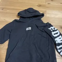 EDWIN ブラック フード付きパーカー