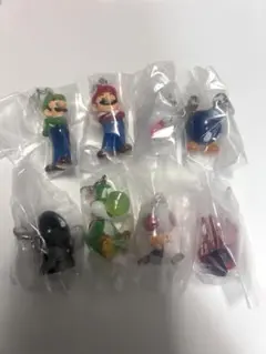 スーパーマリオ　めじるしアクセサリー　コンプリートセット　SUPER MARIO