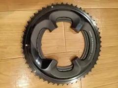 SHIMANO 105の52T/38T チェーンリング ブラック - メルカリ