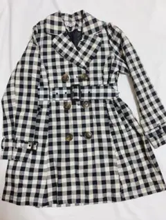 ALGY コート　子ども　140cm チェック　アルジー　子供　服