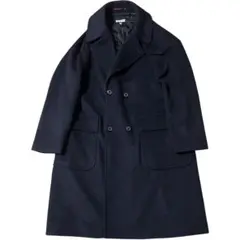 美品 DRESSTERIOR ウールカシミヤアルスターコート ブラック Mサイズ