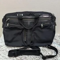 【美品】Samsonite ビジネスバッグ　キャンバス　2層式　2way