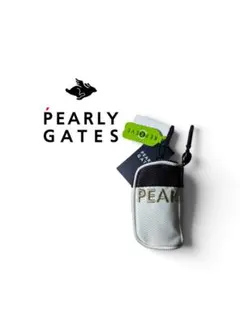 PEARLY GATES カラビナ付きボールポーチ ホワイト 【新品未使用】のサムネイル