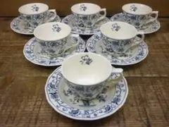 未使用品 NIKKO ミングトゥリー カップ＆ソーサー ６客セット 兼用碗皿