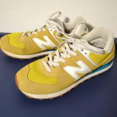 New Balance574 27.5cm　イエロー