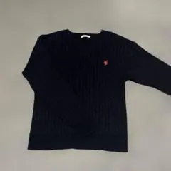 classicalelf ワンポイント刺繍 ニット