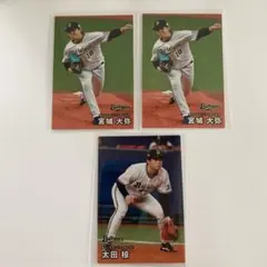 プロ野球チップス カード 3枚セット 長嶋茂雄 王貞治 ONカード - メルカリ