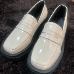 GRL スクエアトゥレザー厚底ローファー　新品未使用　fa005