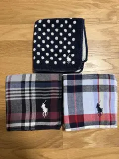 ラルフローレン　ハンドタオル 3枚セット