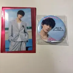 EBiDAN M!LK 佐野勇斗 カード 缶バッジ