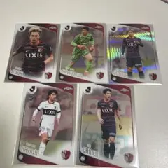 Topps Chrome J 리그 가시마 앤틀러스 5장 세트