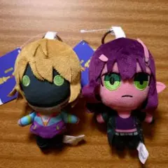 銀河特急ミルキー☆サブウェイ ちまっとさん ぬいぐるみ 2種　マックス　アカネ