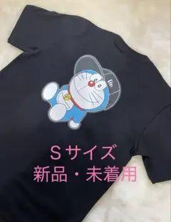 美品 NEWERA ドラえもん コラボ Tシャツ アニメ 漫画 鈴 ブラック Ｓのサムネイル