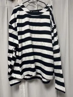 D.Nart Ampta ストライプ長袖カットソー F