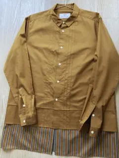 Jun Okamoto ラベルに残るワインの跡みたいなシャツ