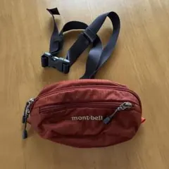 mont-bell ウエストポーチ レッド