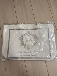 rady ホテルシリーズ♡Radyちゃんトート　ホワイト×ゴールド