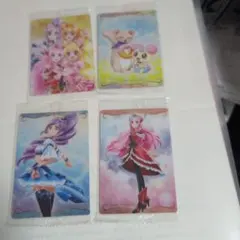 2弾　フレッシュプリキュア4種　未開封　プリキュア　ウエハース　カード