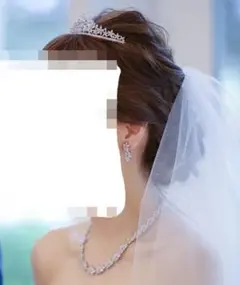 ウェディングアクセサリー ☆三点セット【幸せバトン】