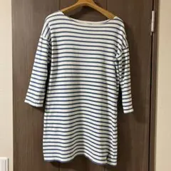 ORCIVALブルーボーダーカットソー