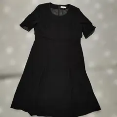 しまむら　礼服 黒　大きいサイズ　ワンピース15号 ブラックフォーマル