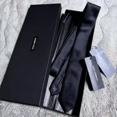 新品 DOLCE&GABBANA ドルチェ&ガッバーナ ネクタイ 無地 ドルガバ