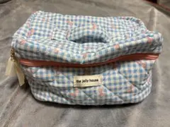 the jolly house チェック柄ポーチ