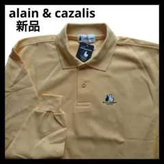 alain & cazalis ポロシャツ イエロー /L