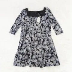 【未使用】ジルスチュアート 長袖ワンピース 総花柄【M】