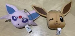 ポケモン　ボールチェーン付フェイスぬいぐるみ イーブイ フレンズマスコット