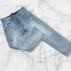 美品 GAP デニムパンツ レディース ライトブルー US6 28 W71cm
