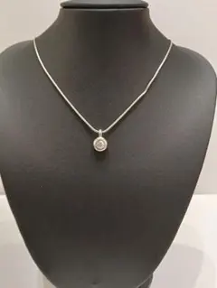 SWAROVSKI ネックレス 一粒ストーン シルバーのサムネイル