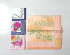 ☆renoma レノマ 素敵なハンカチ 4点セット 未使用タグ付き☆