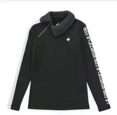 レディース ゴルフジャケット ブラック　ルコック　ボア付き