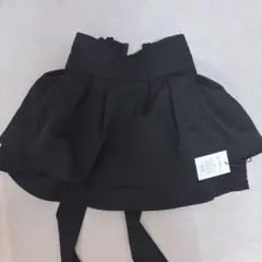 GRL インパン裏地付きバックリボンダブルフレアミニスカート[ai270]