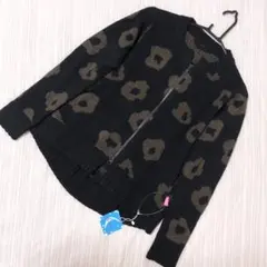 KiKKi フラワージャガードニットブルゾン　新品　M
