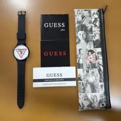 【シンプル・美品】GUESS 腕時計 V1003M1