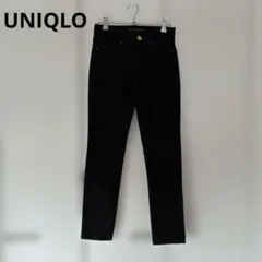 美品　UNIQLO ブラックデニム ブラック