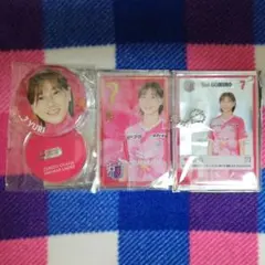 セレッソ大阪ヤンマーレディース　荻久保優里選手 シークレット&ガチャ 3点セット