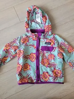 Patagonia フリースジャケット 花柄 2T - メルカリ