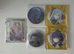 プロセカ【ニーゴ】鏡音リン，朝比奈まふゆ，宵崎奏　グリッター缶バッチ等