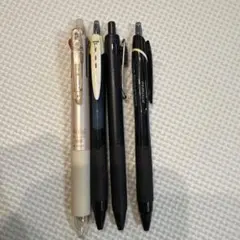 Pilot Frixion 3色ボールペン 他 4本セット
