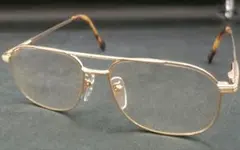 仁義なき戦い」BURBERRYS 組長編 ヴィンテージバーバリー金縁度付眼鏡