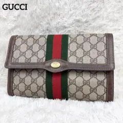 【極美品】オールドグッチ シェリーライン GGスプリーム クラッチバッグ