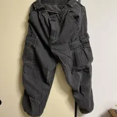 GU ブラック カーゴパンツ