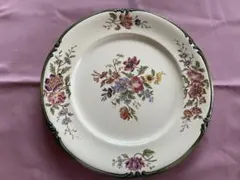 未使用 マイセン インドの華 色変わり 紫 プレート(18cm)1枚、1級品