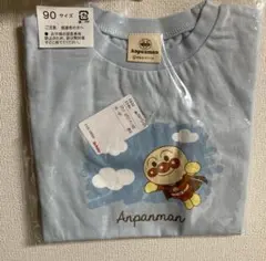 新品・未使用　アンパンマン 長袖Tシャツ 90サイズ 水色