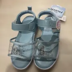 FROZEN エルサ サンダル 水色 17cm 新品