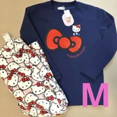 新品　ハローキティ　長袖パジャマ　上下セット　サンリオ　Mのサムネイル
